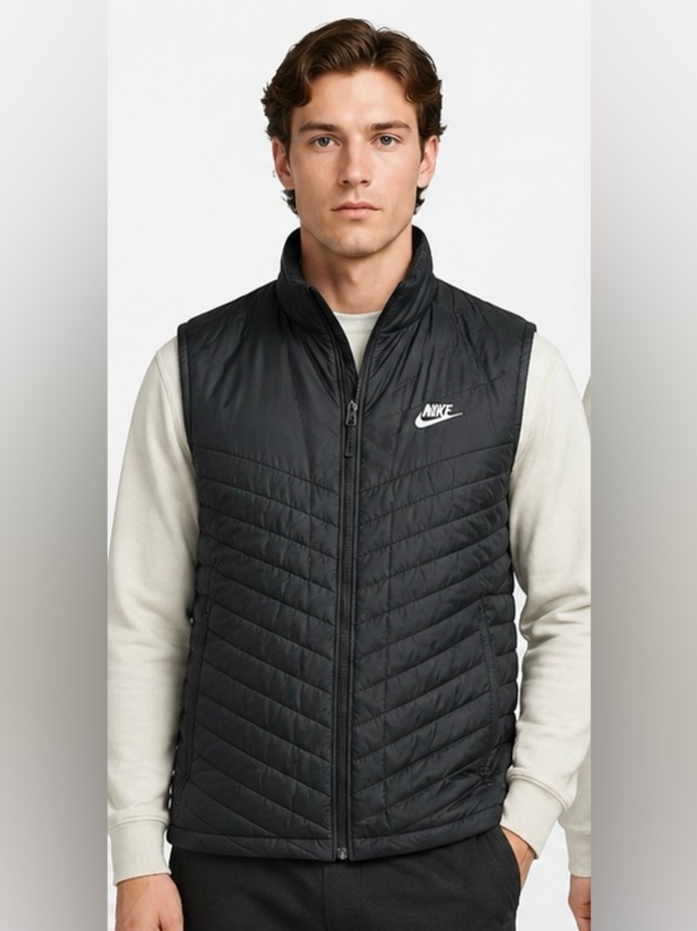 Nike Therma-Fit Black Quilted Insulated Men’s Vest
